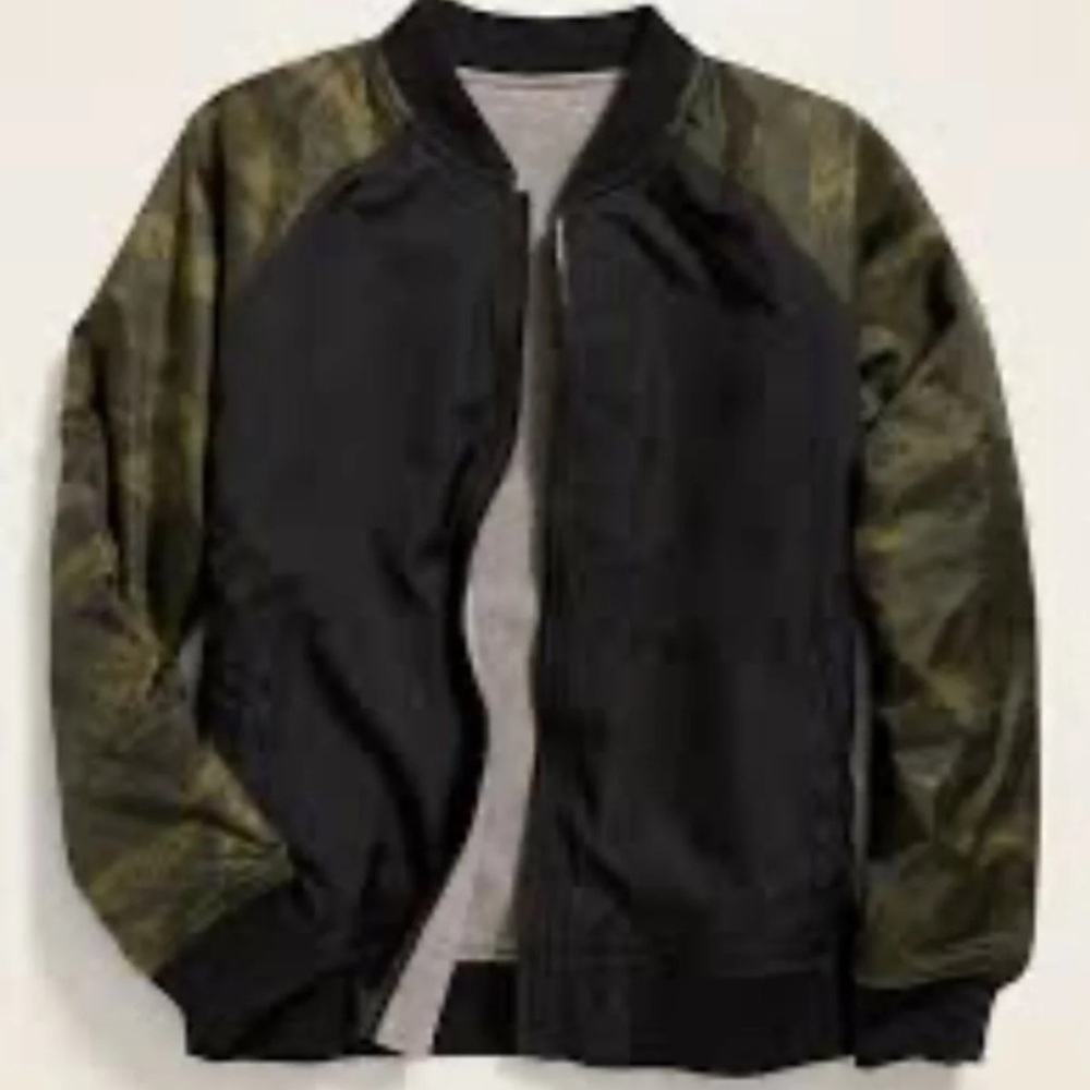 NWT boys old navy xs bomber camo jacket